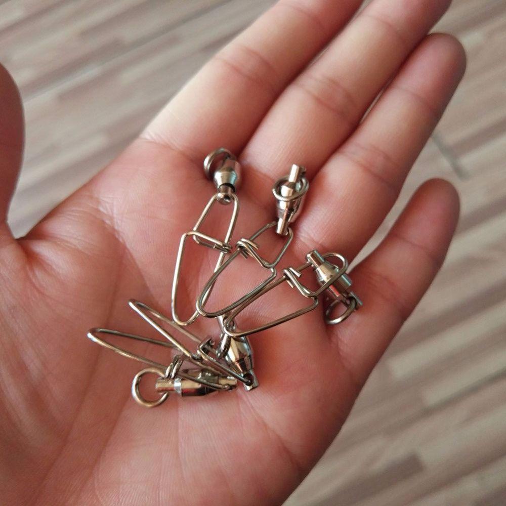 MUVAKO Khóa Câu Cá  Vòng Nhẫn Cứng 0 Chốt# - 8# Quả Bóng Câu Cá Chuyên Dụng Chất Lượng Cao