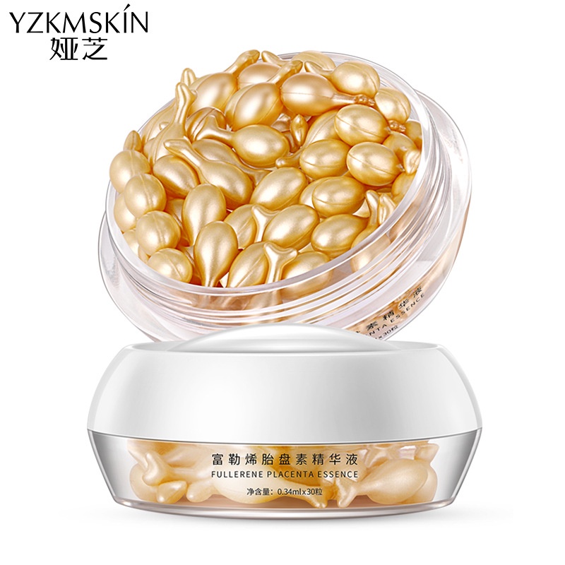 Ecc6 Tinh Chất Viên Nang Nhau Thai Yazhi Fullerene Làm Săn Chắc, Chống Nhăn, Làm Mờ Nếp Nhăn, Dưỡng Ẩm Và Dưỡng Ẩm Cho Da Mặt | BigBuy360 - bigbuy360.vn