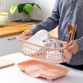 Rỗ úp chén dĩa có khay đựng nước (45x23x13cm)