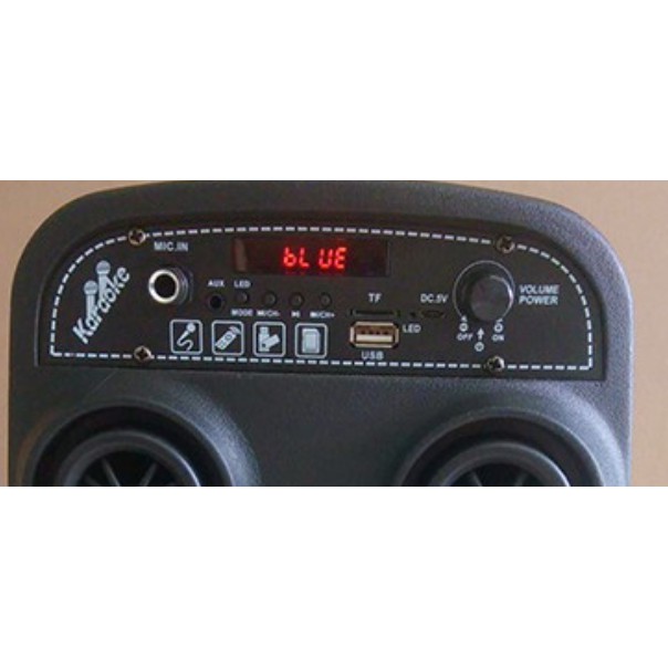 GIÁ RẺ - LOA BLUETOOTH XÁCH TAY  BT06   CÓ ĐÈN LED 20w