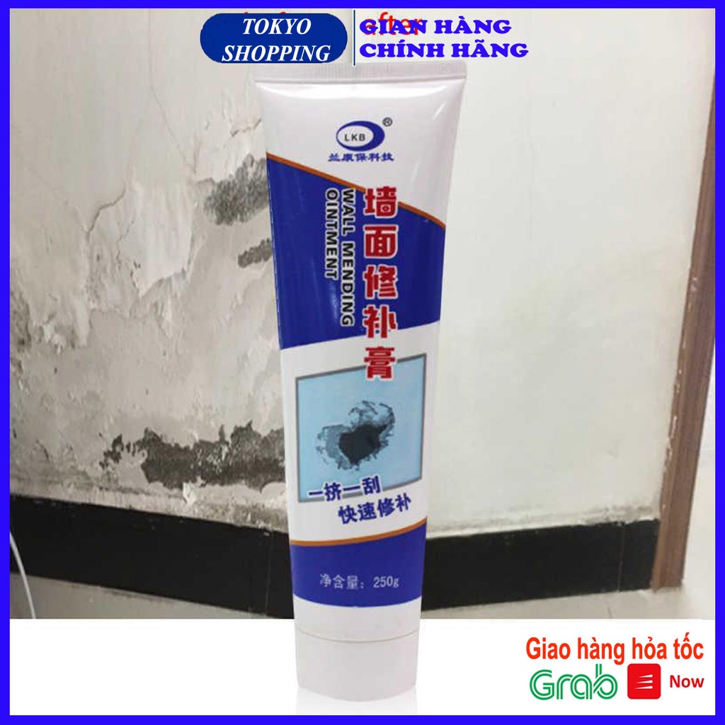 Keo vá tường phục hồi vết nứt, mốc, bẩn, làm mới tường cực bền 250g
