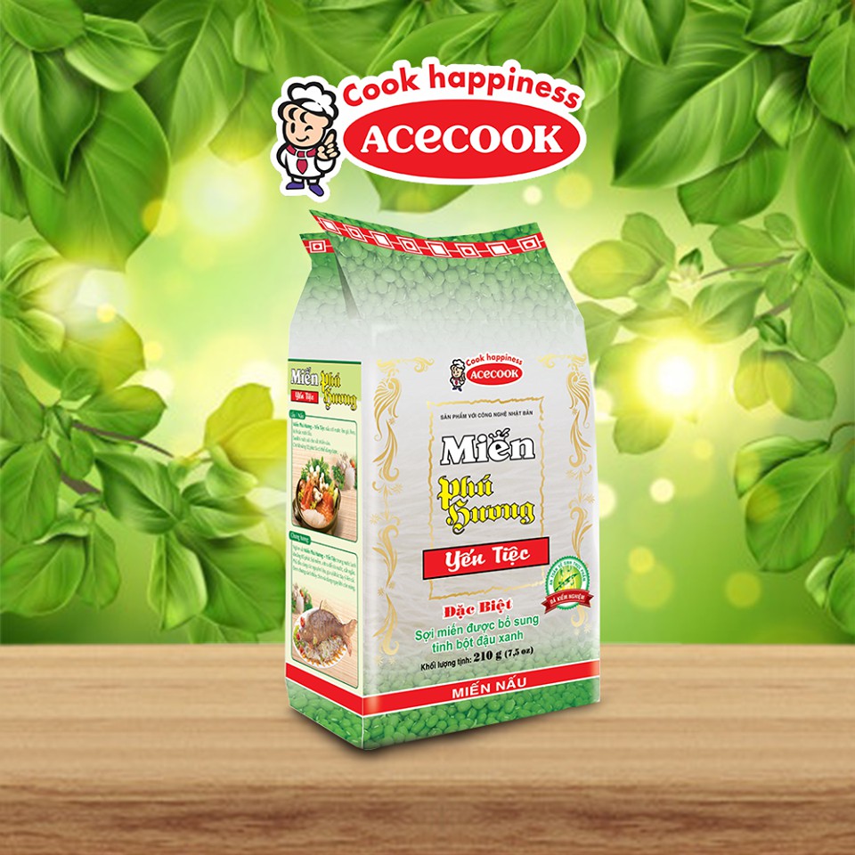 Miến yến tiệc đậu xanh Phú Hương gói 210g