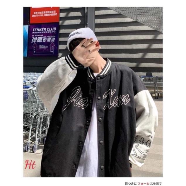 Áo bomber phối tay GiaXun Ht
