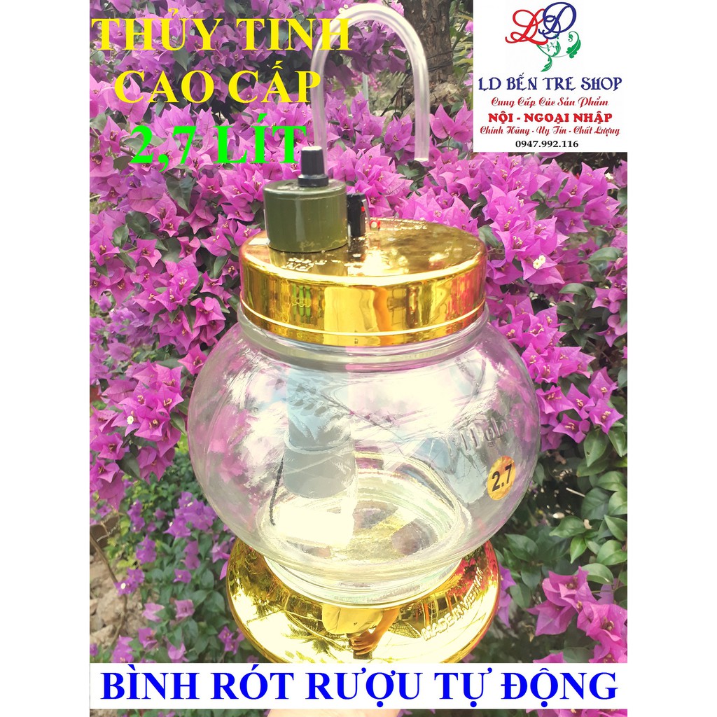 Bình rót ruợu tự động THIÊN HẠ ĐỆ NHẤT - Tự hào là thương hiệu hàng đầu Việt Nam - LD Bến Tre Shop -Chuyên bình rót ruợu