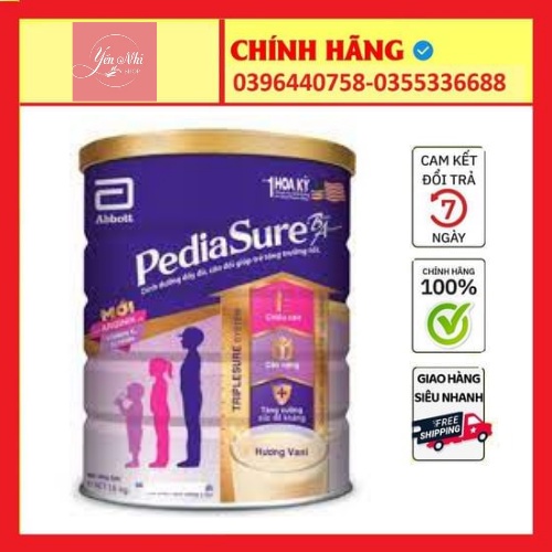 Sữa Bột PediaSure lon 1,6kg date mới nhất