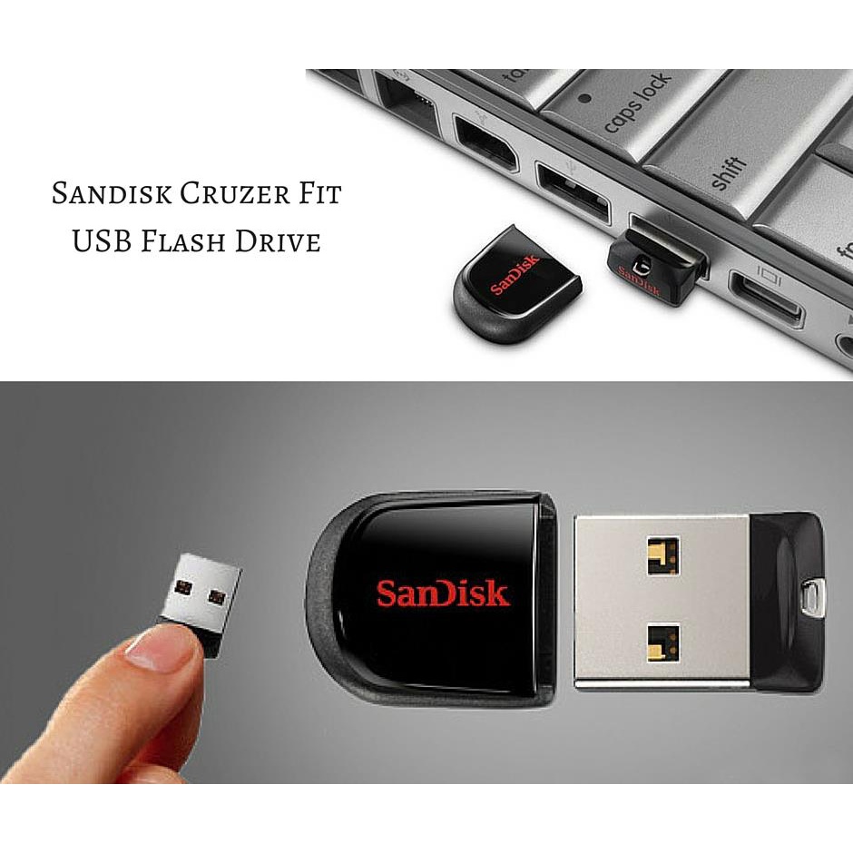 USB mini Sandisk Cruzer Fit CZ33 - 16GB - USB 2.0 - mini siêu nhỏ - Bảo hành 5 năm