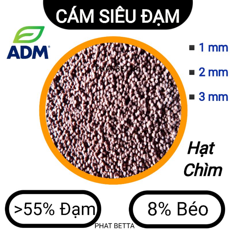 .100gram.CÁM CÁ SIÊU ĐẠM.HẠT CHÌM