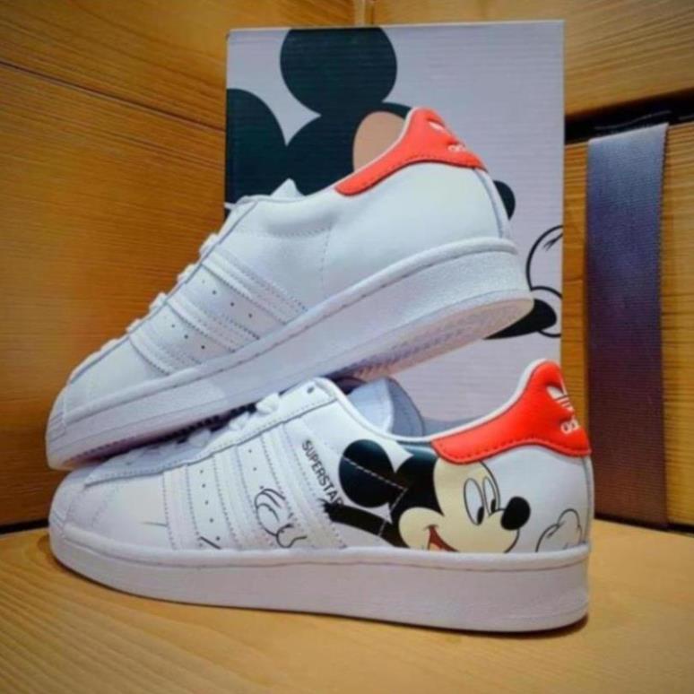 🇧🇦 Giày thể thao Adidas SuperStar Super Star Disney họa tiết chuột mickey kích thước -0 Fw0 * " , " ⚡ ! ' x !