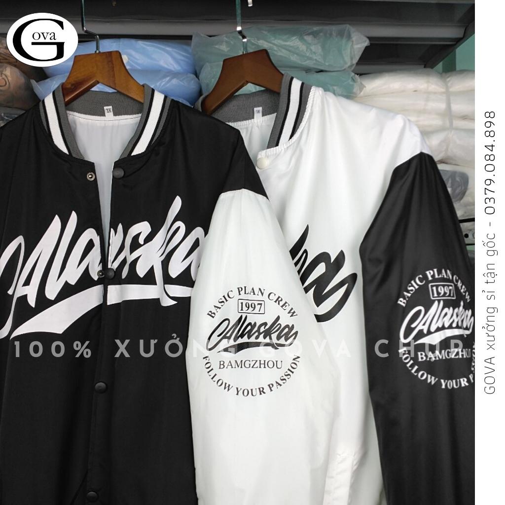 Áo khoác bomber dù IN Alaska nam nữ form rộng Unisex 2 lớp Siêu Hot ulzzang Jacket Bomber GOVA