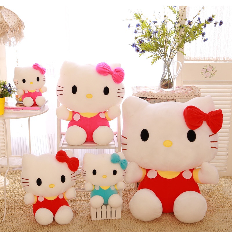 Mèo Hello Kitty Nhồi Bông 30Cm Đáng Yêu