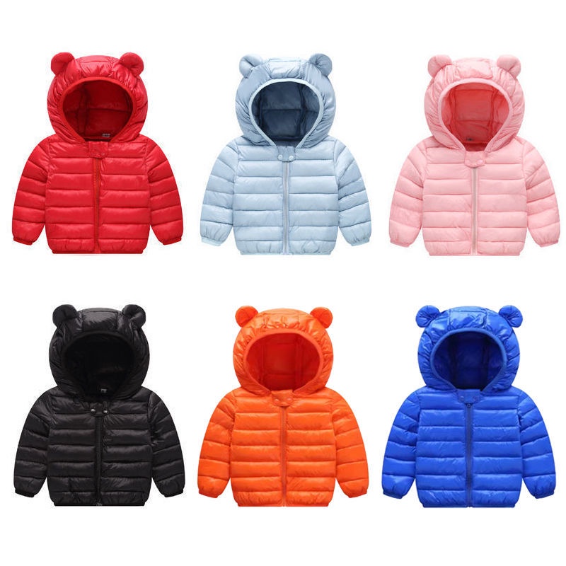 Áo khoác phao lót cotton giữ nhiệt phong cách phương Tây thời trang thu đông mới cho bé