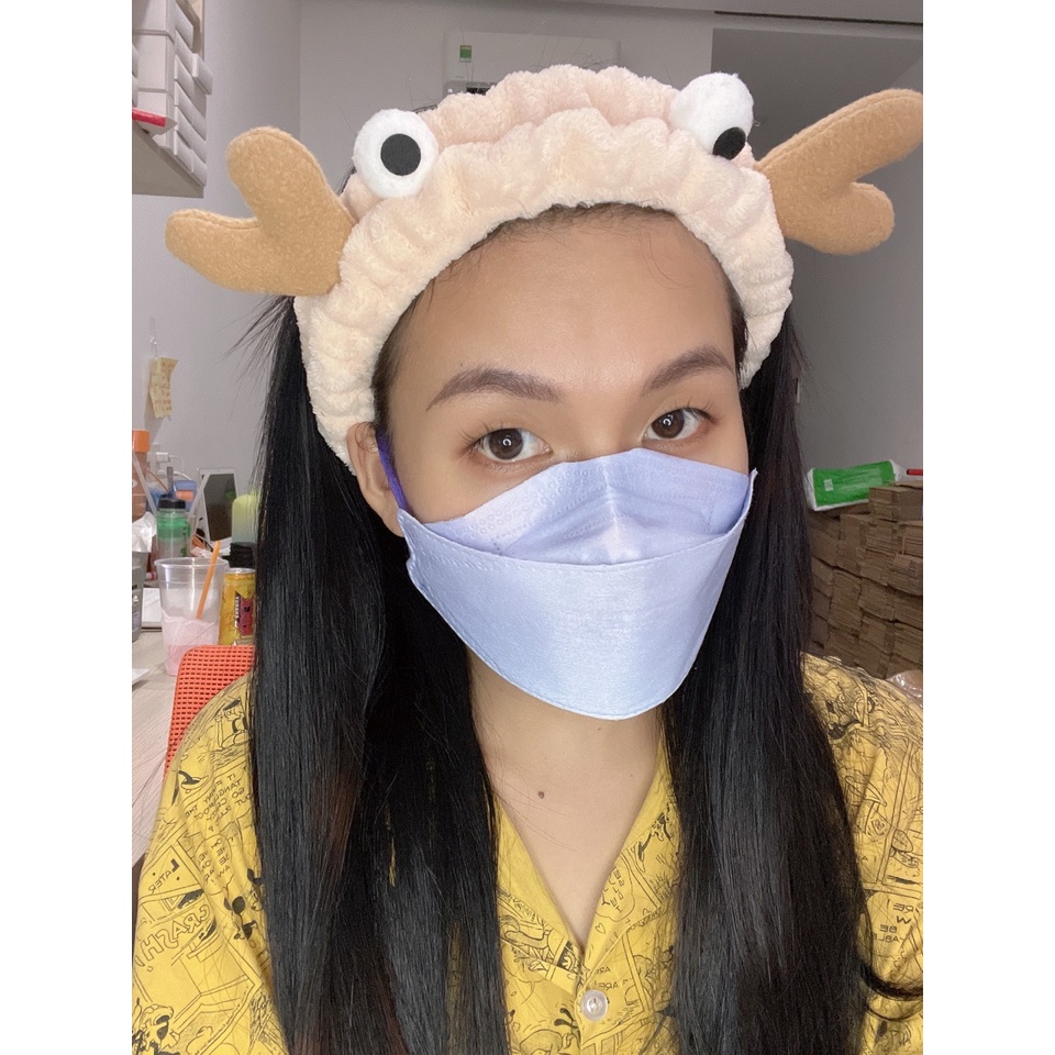 Băng Đô Rửa Mặt Họa Tiết Hoạt Hình Phong Cách Hàn Quốc Thời Trang Dành Cho Nữ