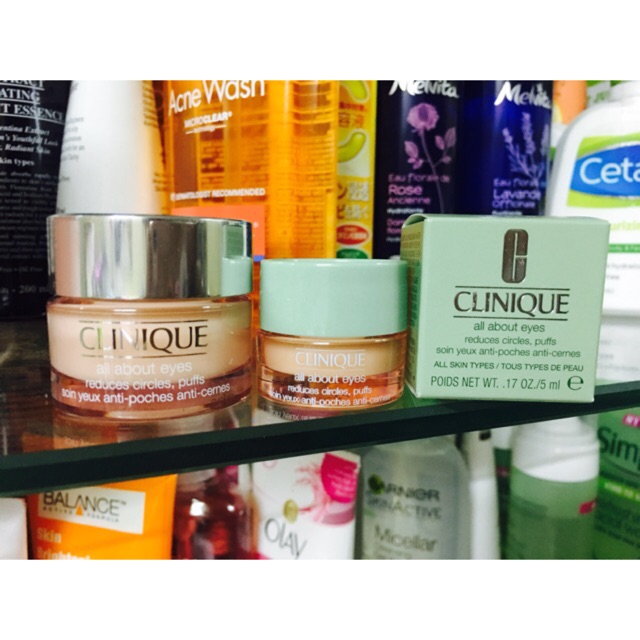 Kem dưỡng mắt Clinique All About Eye chống thâm quầng, bọng mắt 15ml | BigBuy360 - bigbuy360.vn