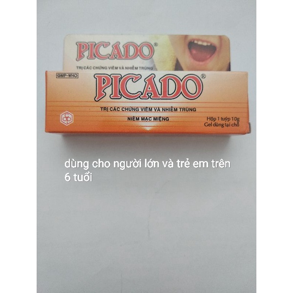 Gel bôi nhiệt miệng_ HaniSmile 10g_  Picado 10g