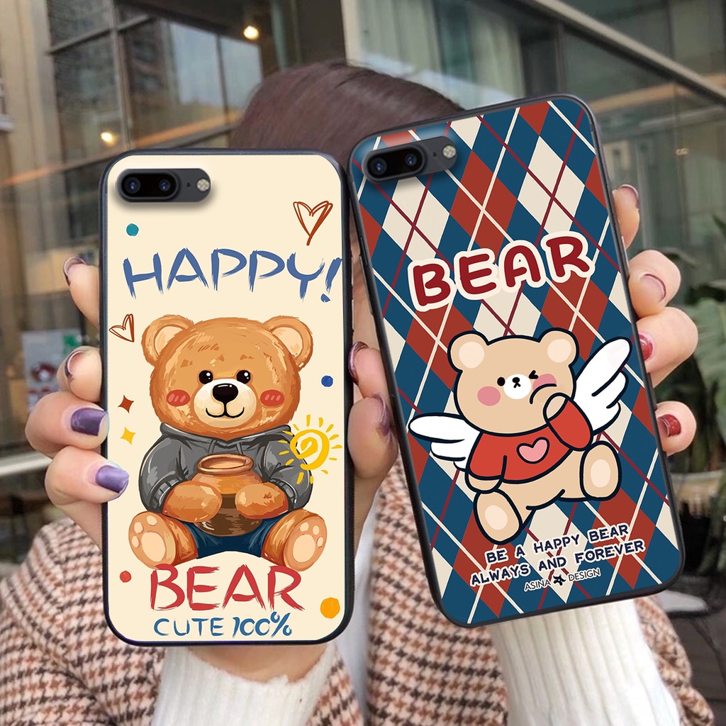 ỐP LƯNG IPHONE 7 PLUS- IPHONE 7S PLUS- IPHONE 8 PLUS mẫu đẹp gấu cực chất