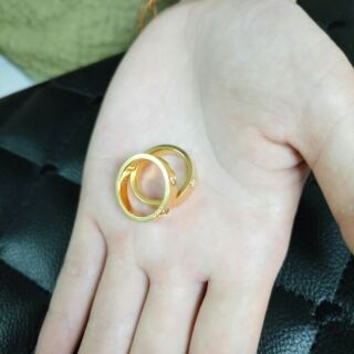 Nhẫn cặp catier bền màu vĩnh viễn