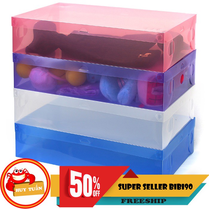 Combo 10 hộp đựng giày trong suốt #6