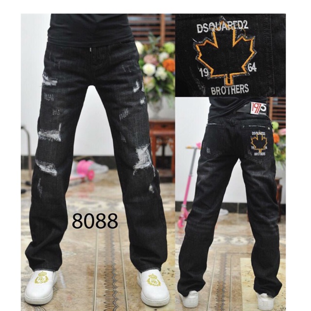 Quần jeans nam ống suông a2