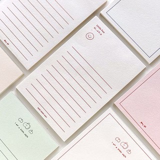 Giấy note trang trí đơn giản 30 tờ (loại lớn)