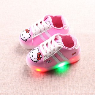 Giày Hello kitty đèn Led cho bé gái