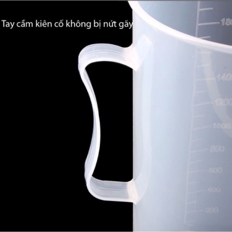 Ca Đong Nhựa 5L 2L 1L 500ml 250ml 100ml (Bộ 6 Cái Như Hình)