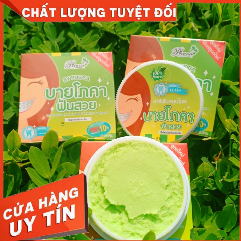 Kem đánh răng Phoca Thái Lan - Giúp làm trắng răng &amp; thơm miệng