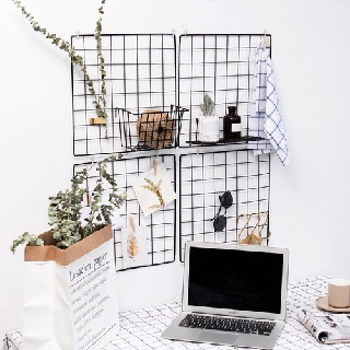 Miếng lưới sắt lắp ghép đa năng 35x35cm (Làm kệ trang trí hoặc lắp ghép quây chó mèo)