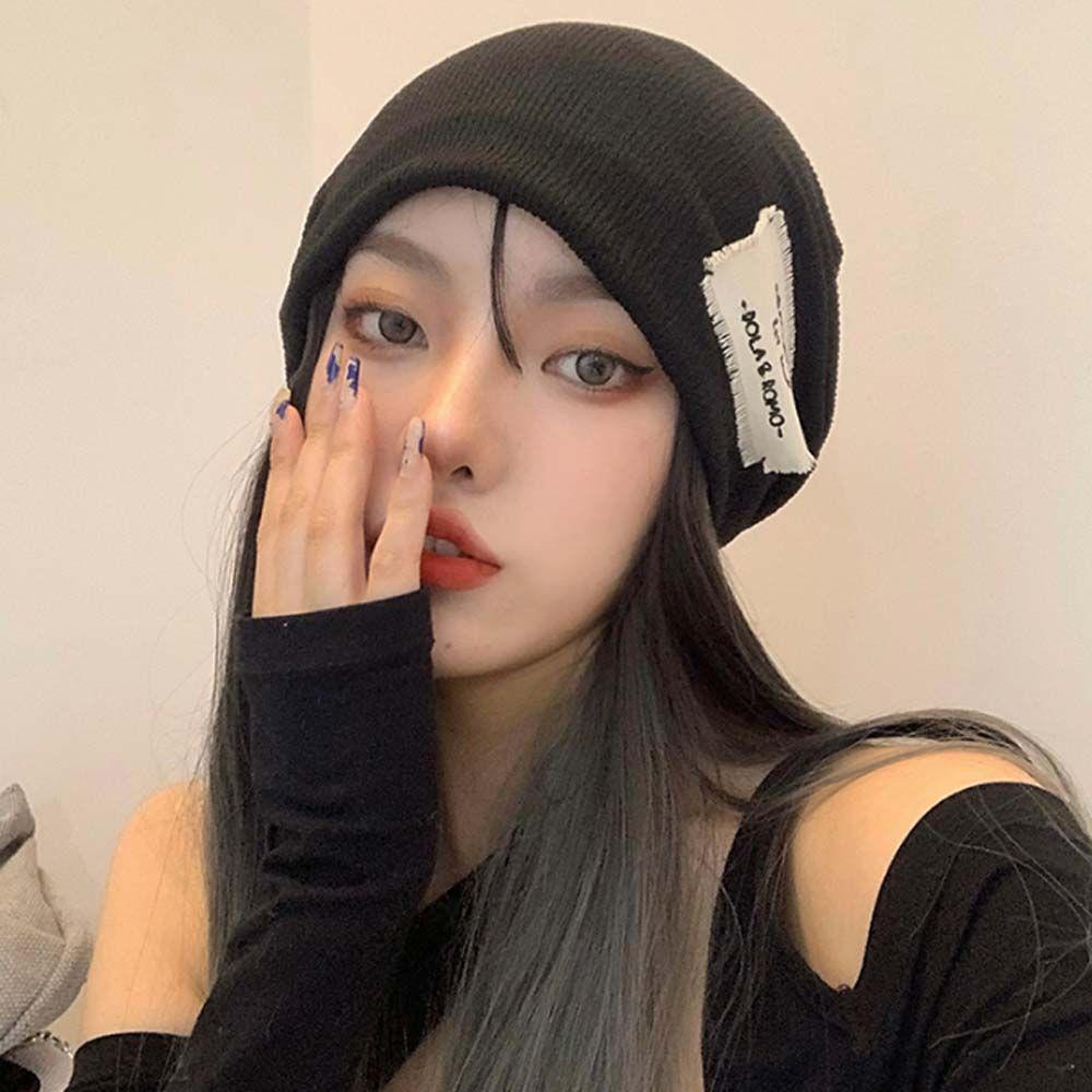 Nón Trùm Đầu Màu Trơn Phong Cách Hip Hop Thời Trang Thu Đông Dành Cho Nữ 2Lilife