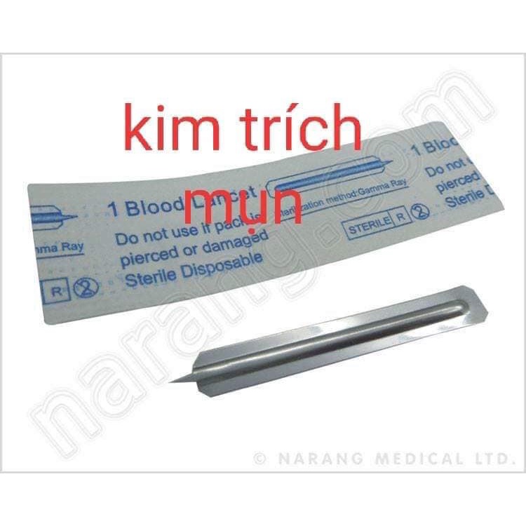Kim Chích Mụn Hộp 200 Chiếc Lancets - Haispa