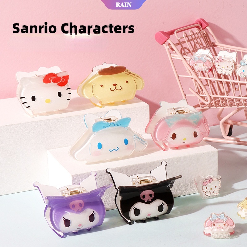 SANRIO Kẹp Tóc Hình Nhân Vật Hoạt Hình Kuromi Đáng Yêu