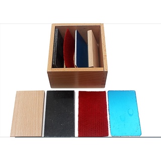 Giáo cụ Montessori - Hộp học cảm quan nhiệt độ - Thermic Tablets with Box