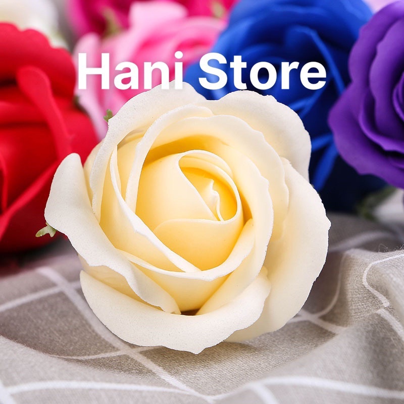 Giá sỉ 1 bông Hoa Hồng Sáp nhiều màu, chất dày, màu chuẩn - Hani Accessories