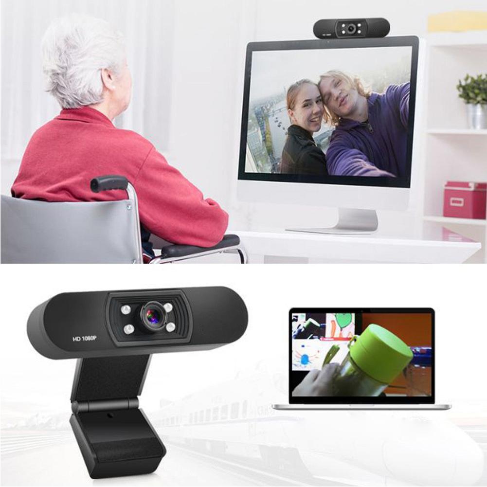 TZ Máy ảnh máy tính Webcam HD 1080P với Micrô HD tích hợp 1920 x 1080p WebCam USB Plug Play cho Máy tính xách tay PC | BigBuy360 - bigbuy360.vn