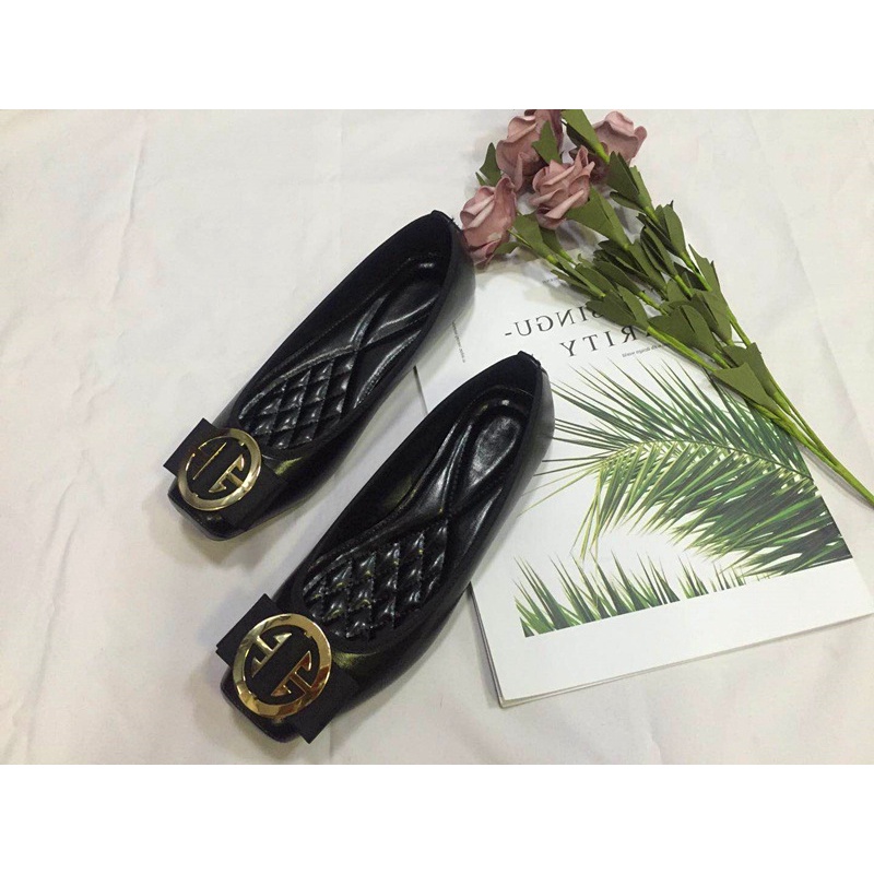 Giày bệt mũi vuông cổ điển cho nữ size lớn 35-44