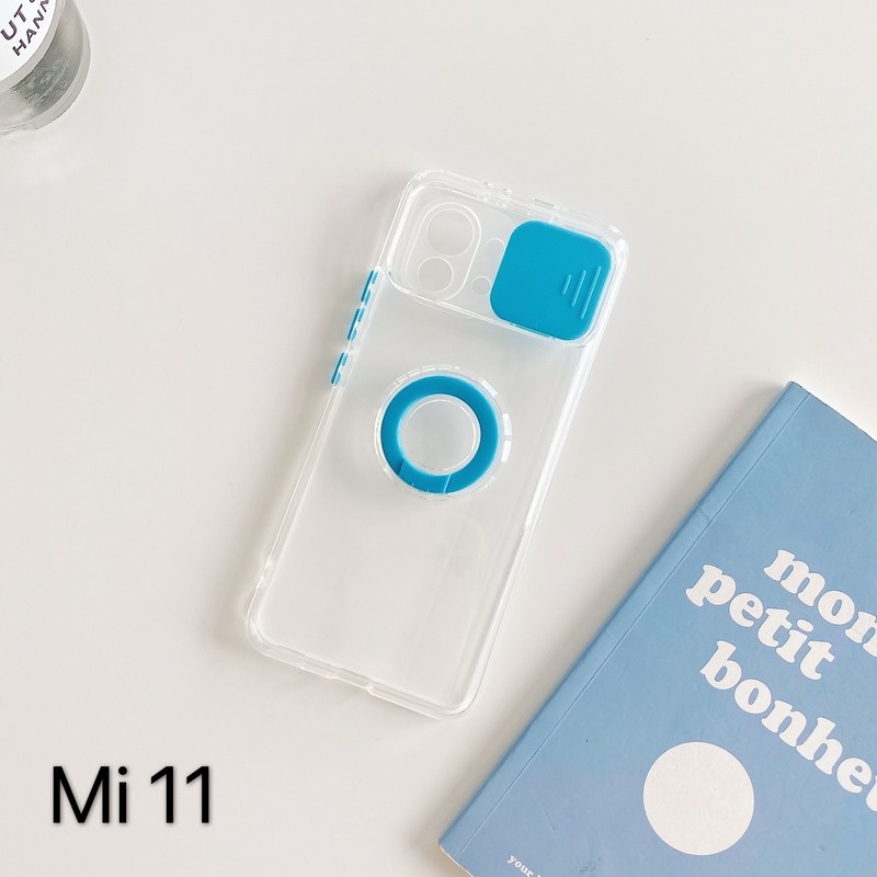 Casing Xiaomi Mi 11 Pro Colorful Phone Holder Case for Xiaomi Mi Poco M3 Redmi Note 10 9 9T Pro 4G 5G Camera Protection Phone Cover