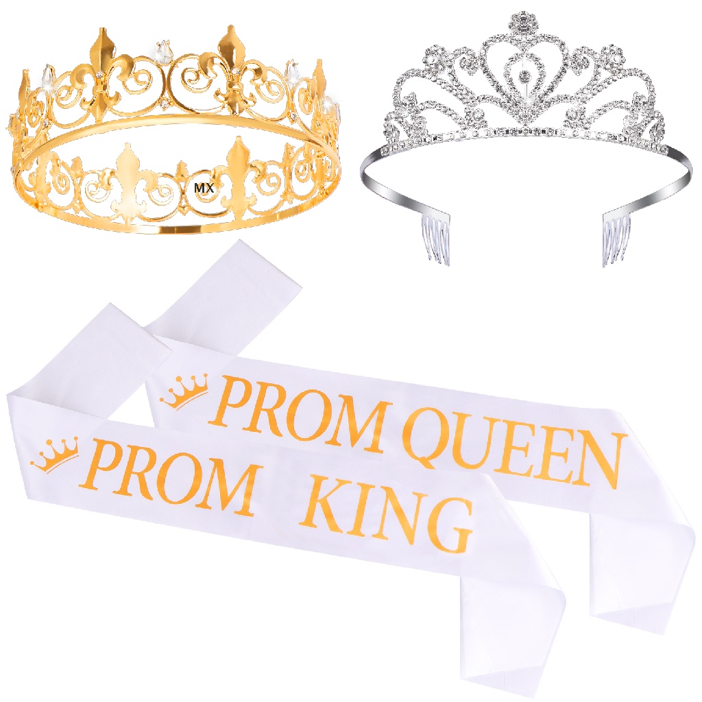 Bộ Vương Miện Và Vương Miện King and Queen Lấp Lánh mingxuan2