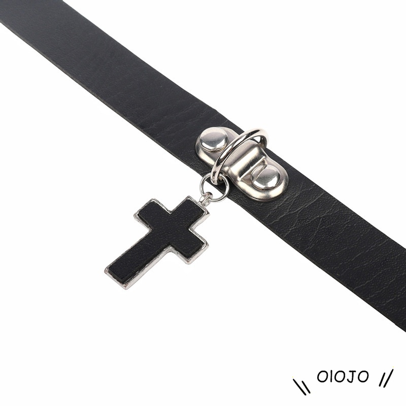 Harajuku Punk Rock Gothic Sexy Pu Da Trái tim Tròn Spike Đinh tán Cổ áo Choker Vòng cổ Body 100% Đồ trang sức Thủ công Quà tặng Đảng-OLO