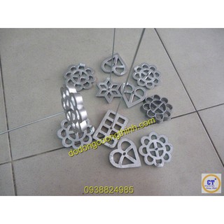 Bộ 4 Khuôn bánh nhúng nhôm rẻ