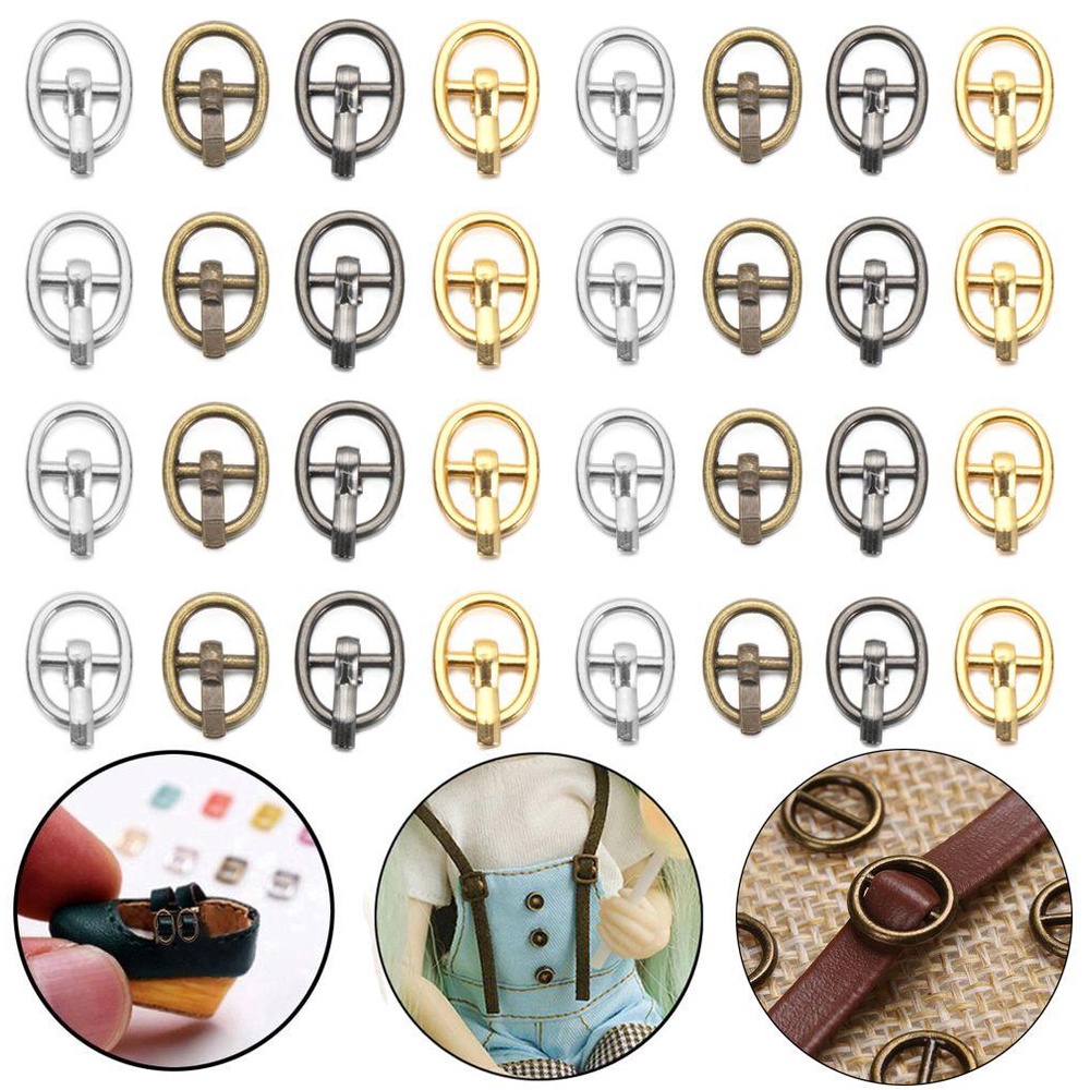 Set 20 Khóa Ba Cạnh Mini Siêu Nhỏ Chất Lượng Cao 4 Màu Tùy Chọn Cho Búp Bê Orentlii