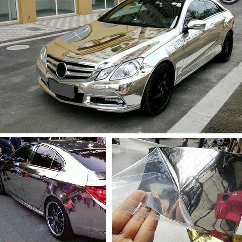 Decal, giấy dán crom bạc dán ô tô xe máy và các loại vật dụng