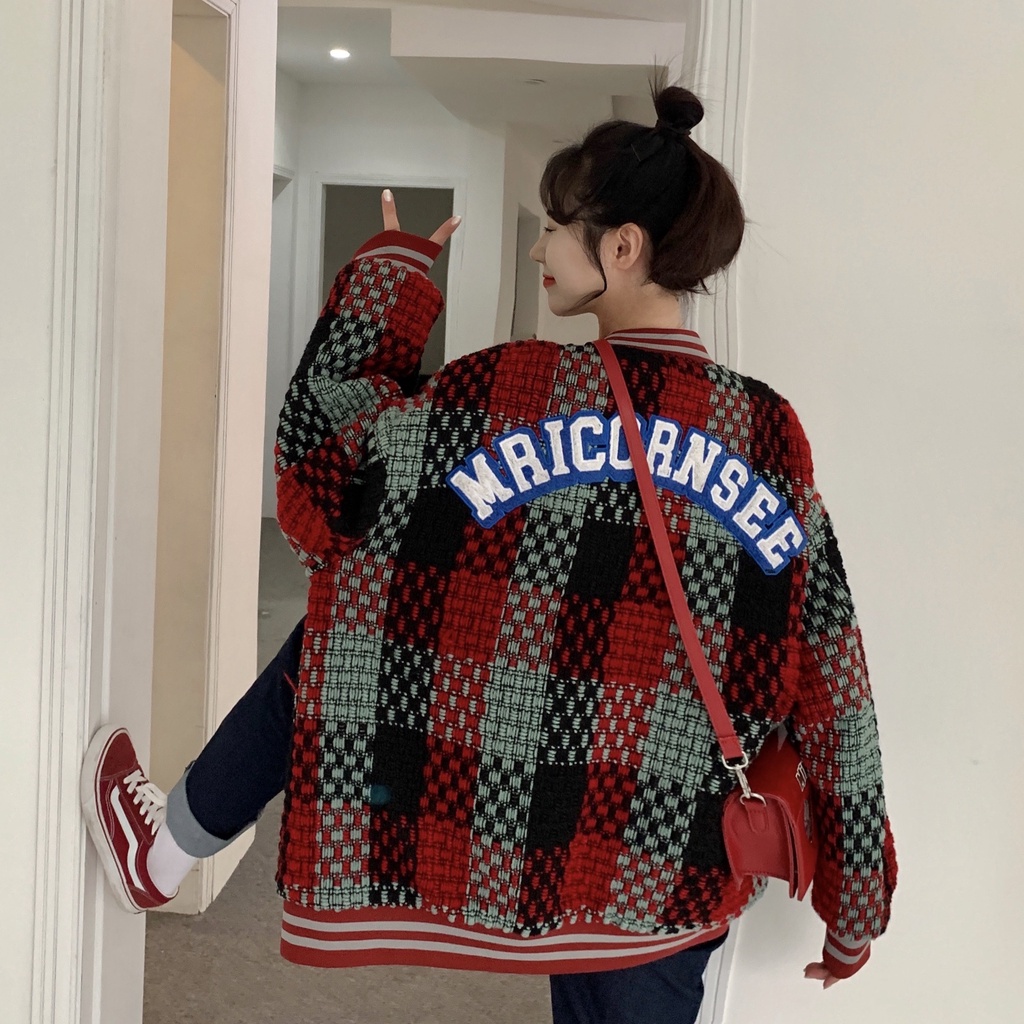 [Hàng ord dáy] ÁO KHOÁC LEN CARDIGAN NỮ TAY DÀI DÀY DẶN ÁO BÓNG CHÀY KẺ SỌC CAO CẤP | BigBuy360 - bigbuy360.vn