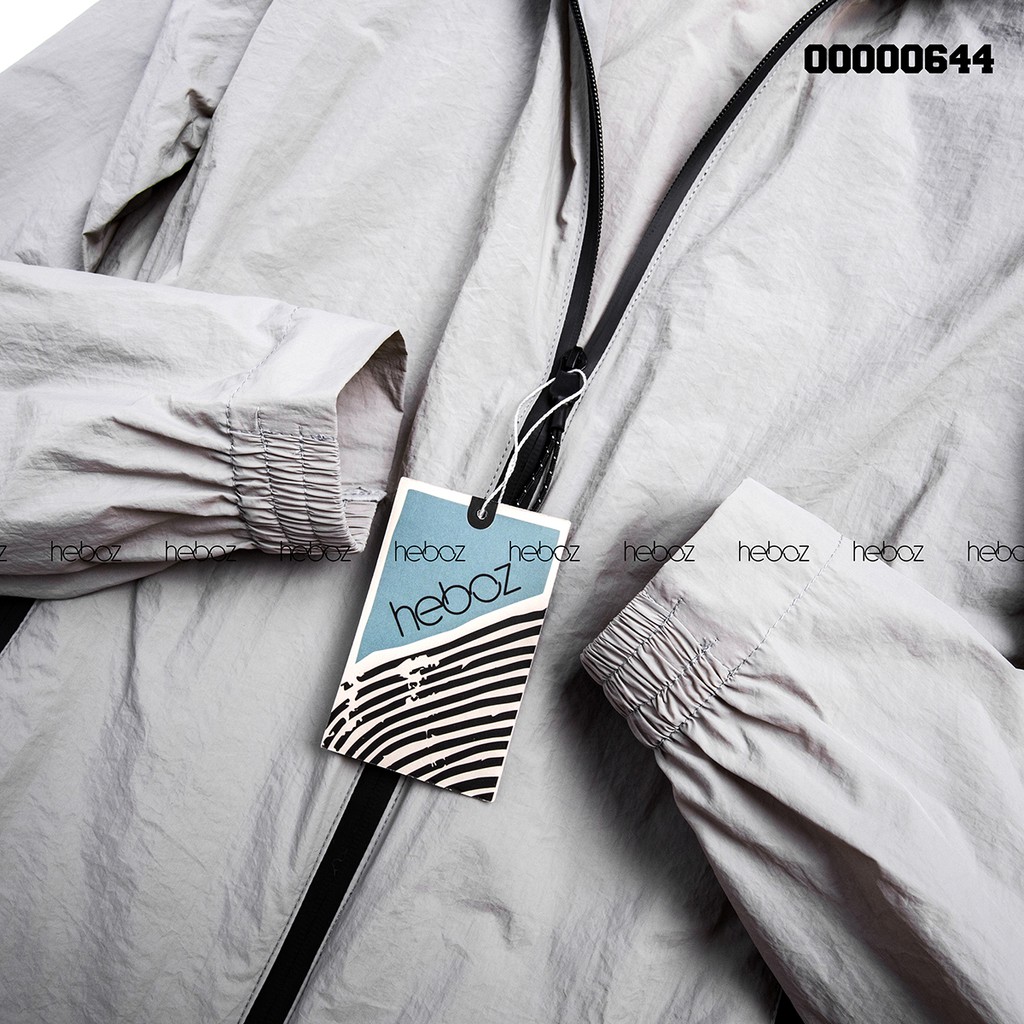 Áo khoác gió nhăn Heboz 1 lớp 3M - chất vải gió nhăn nhẹ nhàng, thoáng mát - 00000644