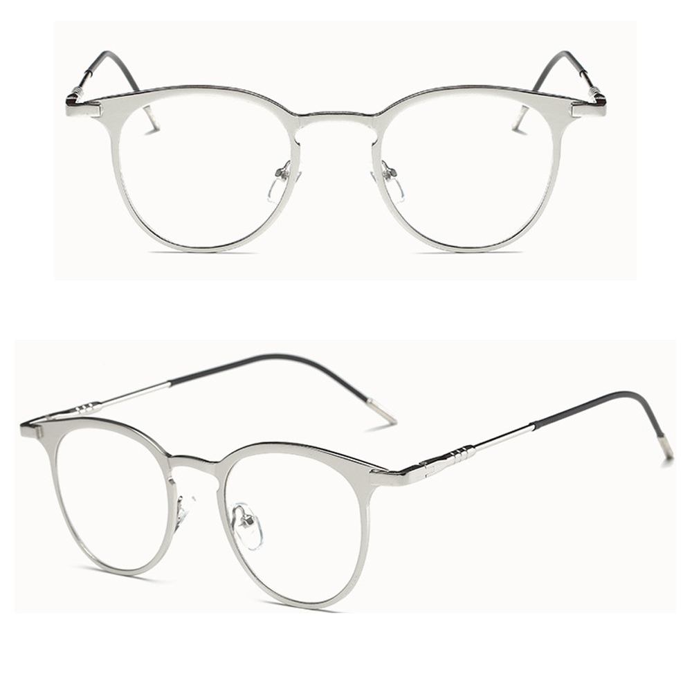 Mắt Kính Gọng Kim Loại Tròn Phong Cách Cổ Điển Thời Trang