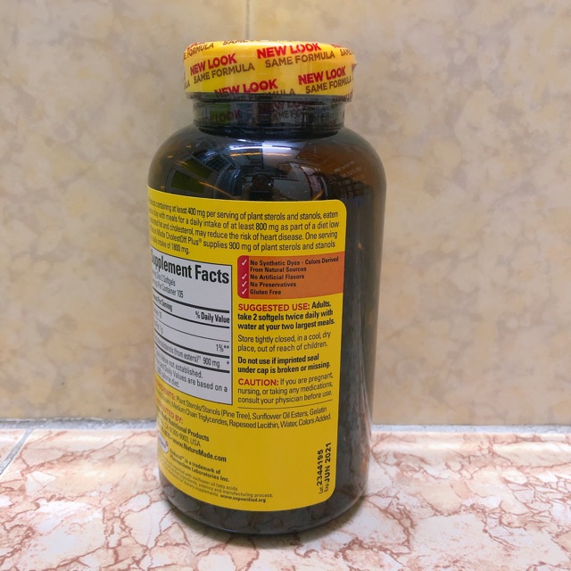 Viên Giảm Cholesterol Trong Máu Nature Made CholestOff Plus 210 viên | Thế Giới Skin Care