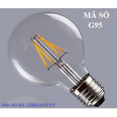Bóng led edison 4w G95 ĐUÔI E27 , SIÊU ĐẸP