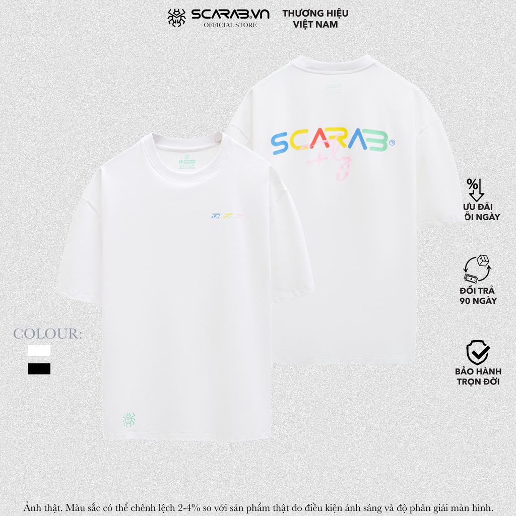Áo Thun Cotton Co Giãn 4 Chiều Unisex SCARAB - FLY™ Tee