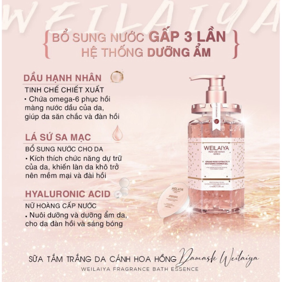 SỮA TẮM TUỶ MẬT HOA HỒNG