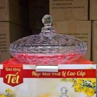 Thố mứt pha lê cao cấp 3 ngăn Nutifood.