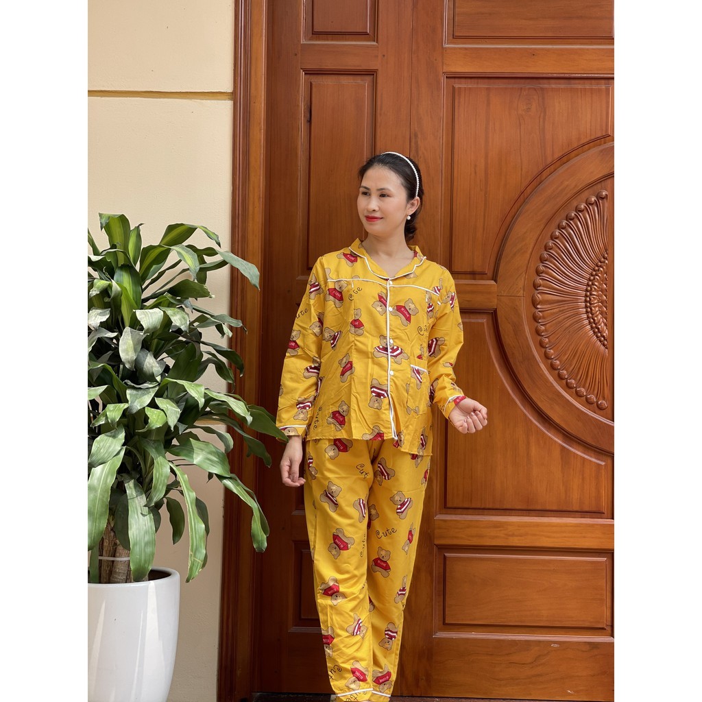 Bộ đồ bầu và sau sinh dài tay nhiều họa tiết siêu sinh cho mẹ bầu mặc nhà BP JM930 (Bộ có khóa hoặc túi như hình)