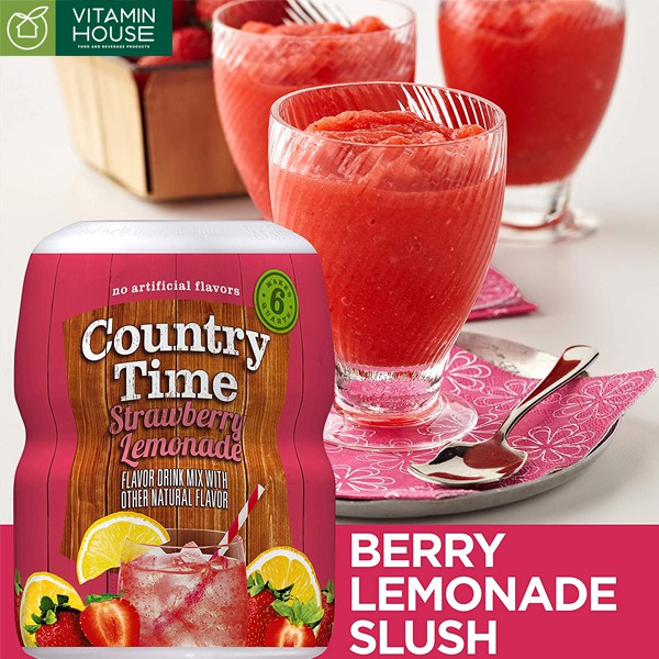 Bột pha Dâu Chanh Country Time 510g - VITAMIN HOUSE